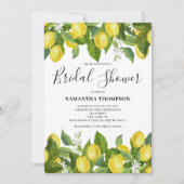 Lemon Citrus Bridal Shower Kaart (Voorkant)
