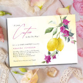 Lemon Citrus Cutie Mama's main Squeeze Baby Shower Kaart