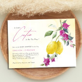 Lemon Citrus Cutie Mama's main Squeeze Baby Shower Kaart