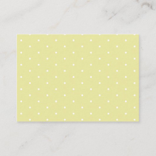 Lemon Citrus Floral, alsjeblieft, breng een boek m Informatiekaartje (Achterkant)