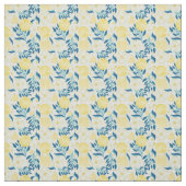 Lemon Citrus Floral Pattern Stof (Swatch)