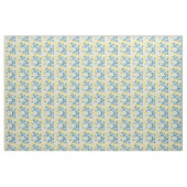 Lemon Citrus Floral Pattern Stof (Fat Quarter)