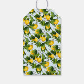 Lemon Citrus Fruit Lemoncello Cadeaulabel (Achterkant)