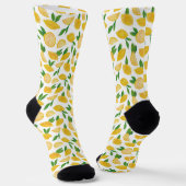 Lemon Citrus Fruit Pattern Sokken (Gebogen)