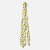 Lemon Citrus Fruit Pattern Stropdas (Voorkant)