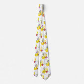 Lemon Citrus Fruit Summer Stropdas (Achterkant)