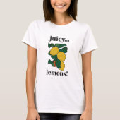 Lemon Citrus Fruit Summer T-shirt (Voorkant)