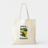 Lemon Citrus Fruit Summer Tote Bag (Achterkant)