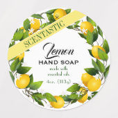Lemon Citrus Fruit Verpakkingsetiketten Labels (Design 2)