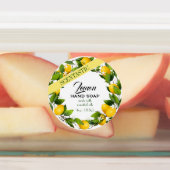 Lemon Citrus Fruit Verpakkingsetiketten Labels (Aangebracht)