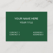 Lemon Citrus Fruit Visitekaartje (Achterkant)