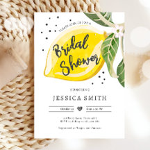 Lemon Citrus Greenery Summer Vrijgezellenfeest
