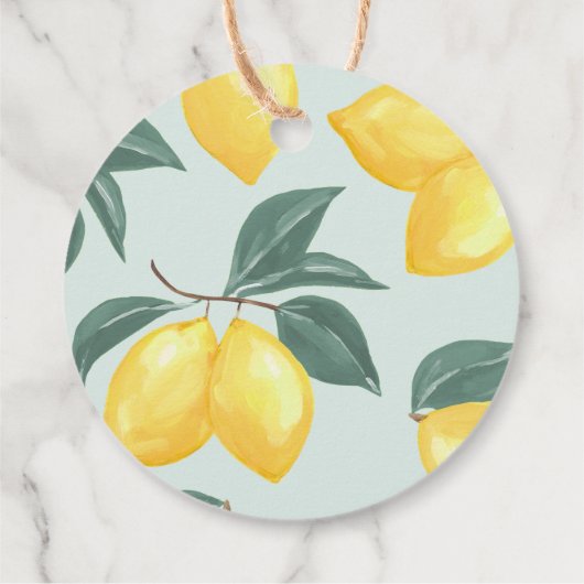 Lemon Citrus Hartelijk dank voor het Label van Gif (Achterkant)