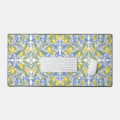 Lemon Citrus Italian Majolica Mediterranean Bureaumat (Keyboard & Muis)