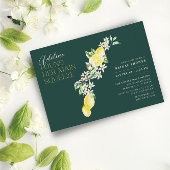 Lemon Citrus Main Squeeze Green Vrijgezellenfeest Kaart