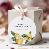 Lemon Citrus Main Squeeze Vrijgezellenfeest Bedankjes Labels