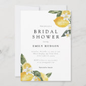 Lemon Citrus Main Squeeze Vrijgezellenfeest Kaart (Voorkant)