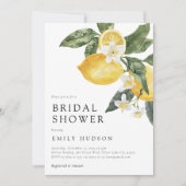 Lemon Citrus Main Squeeze Vrijgezellenfeest Kaart (Voorkant)