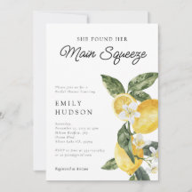 Lemon Citrus Main Squeeze Vrijgezellenfeest