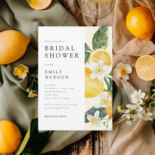 Lemon Citrus Main Squeeze Vrijgezellenfeest Kaart