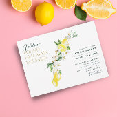 Lemon Citrus Main Squeeze Vrijgezellenfeest Kaart