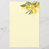 Lemon Citrus mam of pap Baby shower Game (Achterkant)