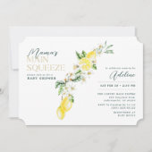 Lemon Citrus Mama's Main Squeeze Baby shower Kaart (Voorkant)