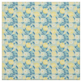 Lemon Citrus Mint Floral Stof (Swatch)