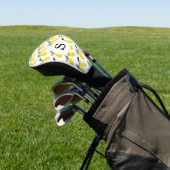 Lemon Citrus Monogram Golfheadcover (Insitu)