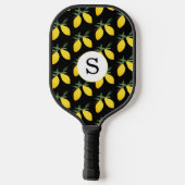 Lemon Citrus Monogram Pickleball Paddle (Achterkant)