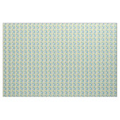 Lemon Citrus Pastel Blue Floral Stof (Yard (91,4 cm))