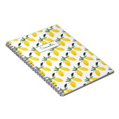 Lemon Citrus Pattern Name Notitieboek (Rechterzijde)