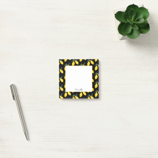 Lemon Citrus Pattern Post-it® Notes (Kantoor)