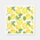 Lemon Citrus Pattern Servet (Voorkant)