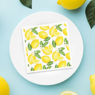 Lemon Citrus Pattern Servet