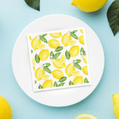 Lemon Citrus Pattern Servet