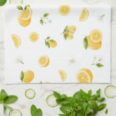Lemon Citrus Pattern Theedoek (Gevouwen)