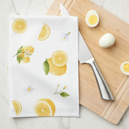 Lemon Citrus Pattern Theedoek