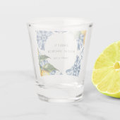 Lemon Citrus Positano Italiaanse Bruidsdouche Shot Glas (Achterkant)