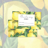 Lemon citrus - raad eens hoeveel kisses brudal gam informatiekaartje