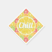 Lemon Citrus Slices Chill Party Servet (Hoek)
