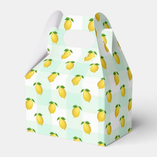 Lemon Citrus Summer Birthday Bedankdoosjes (Achterkant)