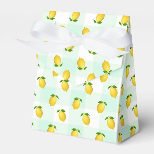 Lemon Citrus Summer Birthday Bedankdoosjes (Voorkant Zijde)