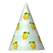 Lemon Citrus Summer Birthday Feesthoedjes (Voorkant)