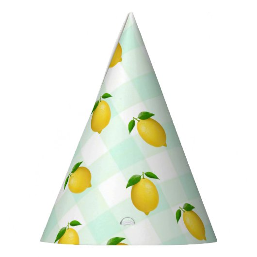 Lemon Citrus Summer Birthday Feesthoedjes (Links)