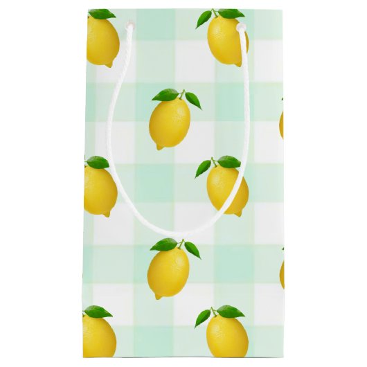 Lemon Citrus Summer Birthday Klein Cadeauzakje (Voorkant)