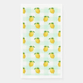 Lemon Citrus Summer Birthday Servet (Voorkant)