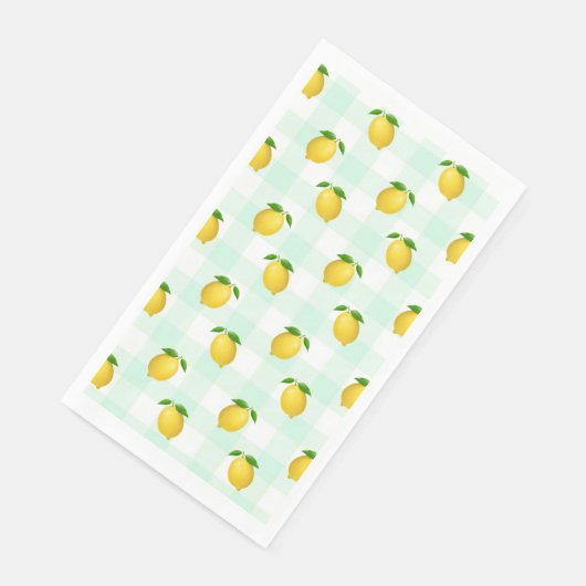 Lemon Citrus Summer Birthday Servet (Hoek)