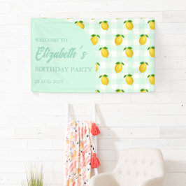 Lemon Citrus Summer Birthday Spandoek
