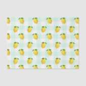 Lemon Citrus Summer Birthday Tissuepapier (Voorkant)